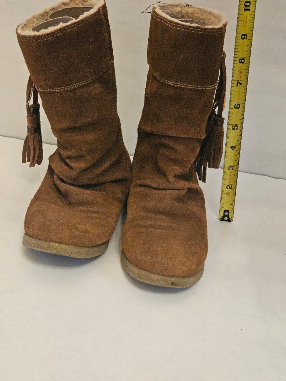 Nine West Brown Suede 7.5 Marley Boots